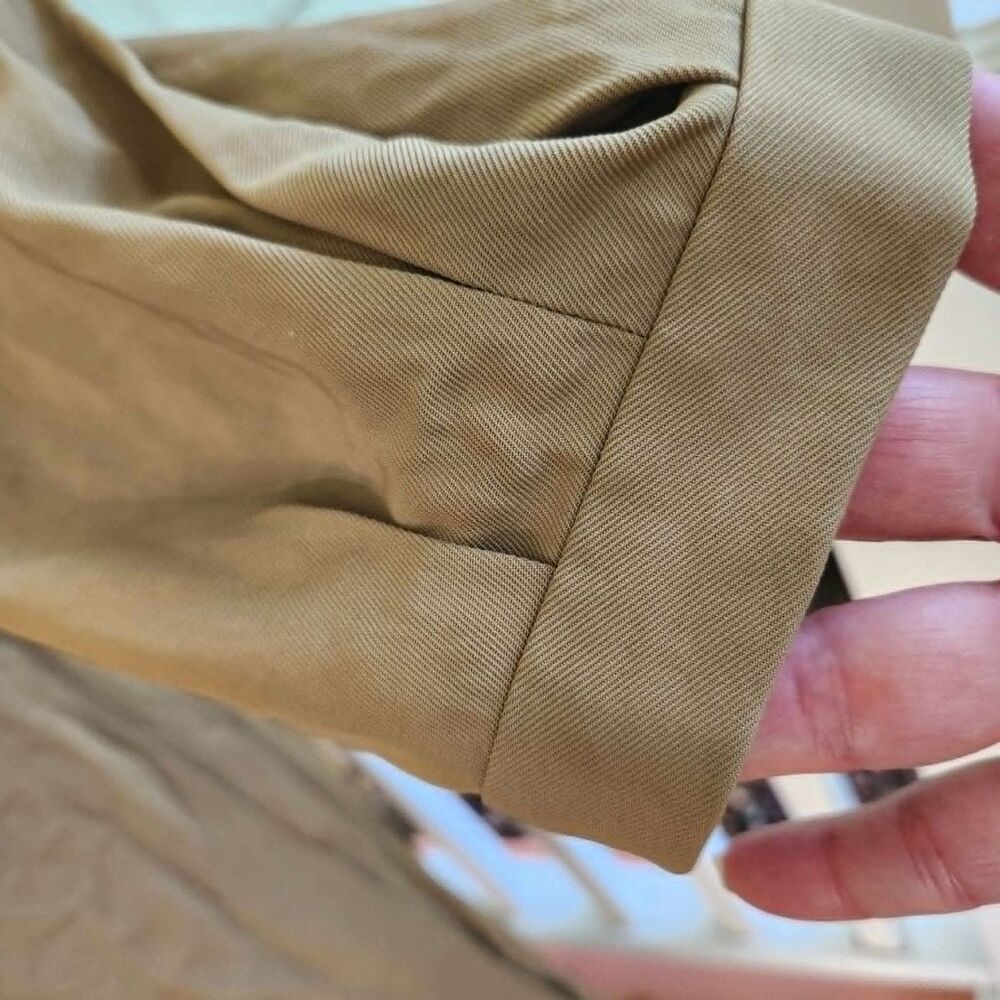 Everlane Dress, Japanese Kimono-style Wrap, Medium, Gio Weave Tunic Khaki OLivE - Picture 7 of 10